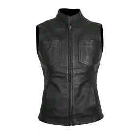 MKL - Cosina Women's Motorcycle Leather Vest