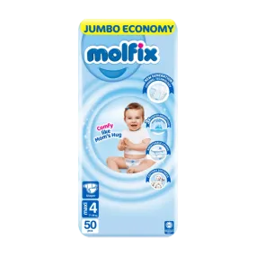 Molfix Baby Diaper Maxi 4 - 50Pcs