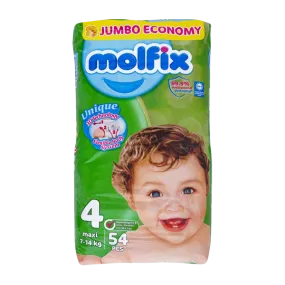 Molfix Baby Diapers Maxi 4 - 54Pcs