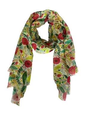 NEW! Floral Scarf - Spring Garden