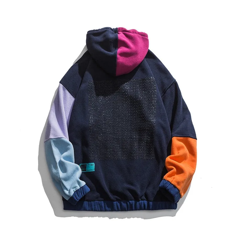 NEW YEOOTI Premium Color-Block Pullover Hoodie