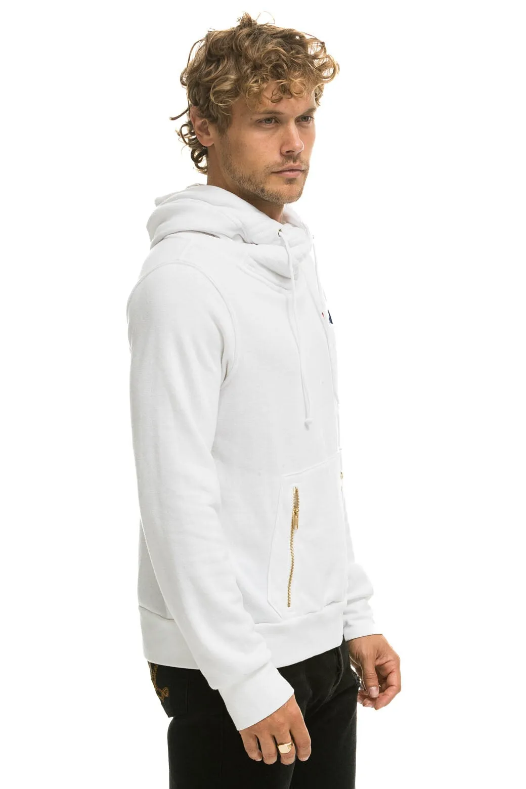 NINJA PULLOVER HOODIE - WHITE