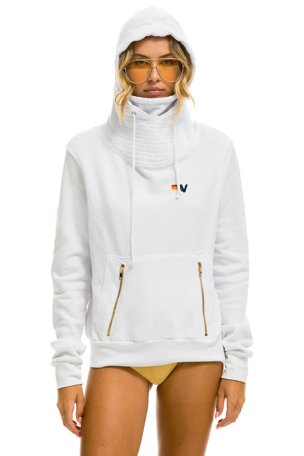 NINJA PULLOVER HOODIE - WHITE