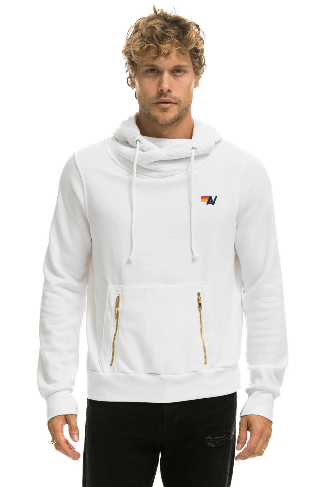 NINJA PULLOVER HOODIE - WHITE