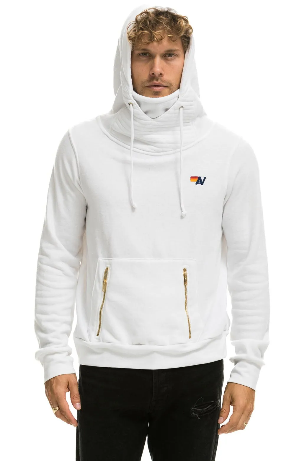 NINJA PULLOVER HOODIE - WHITE