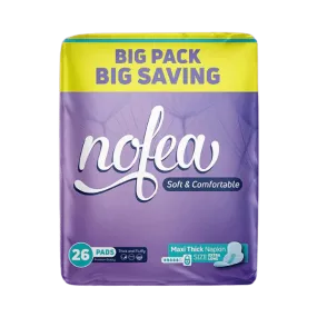 NOFEA MAXI THICK NAPKIN EXTRA LONG 26PADS