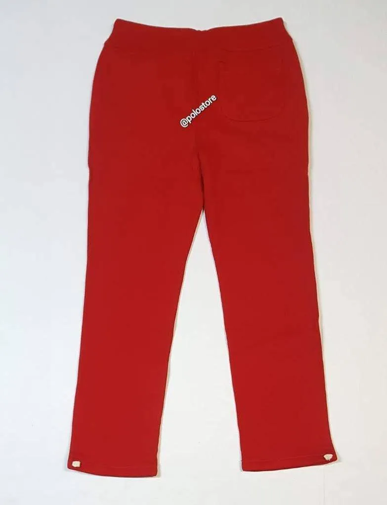 Nwt Polo Ralph Lauren Red Small Pony Sweatpants