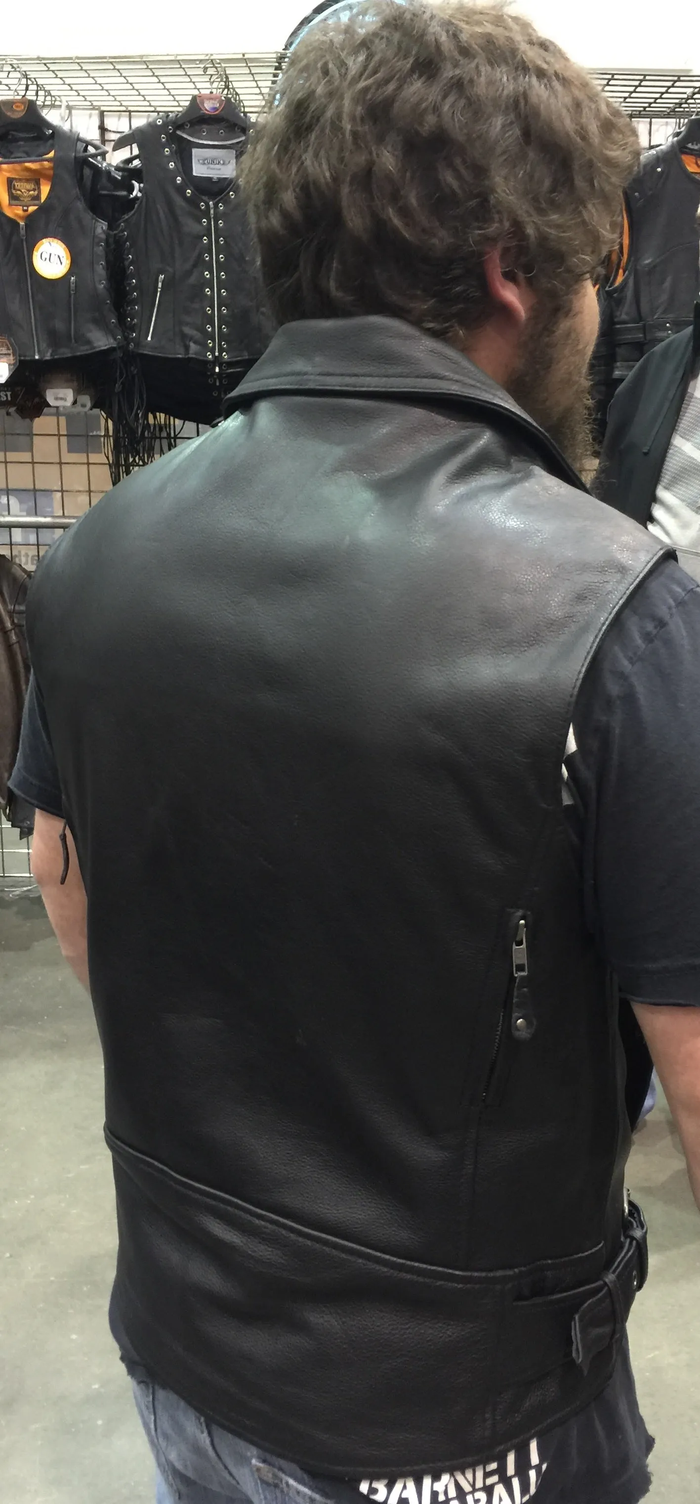 OLD SCHOOL LEATHER VEST