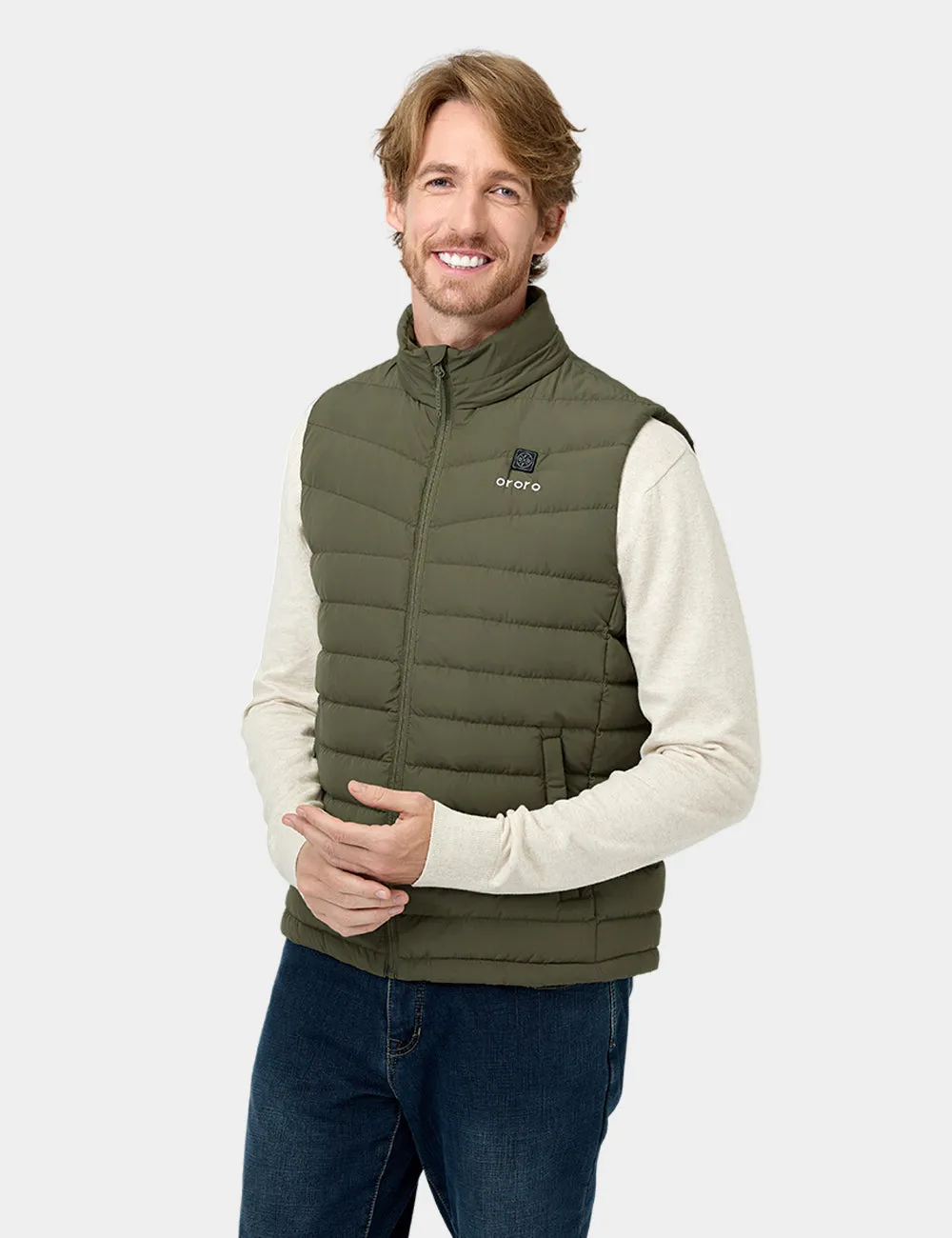 (Open-box) Men's Heated Lightweight Down Vest