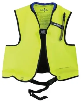 Open Box ScubaMax SV-05 Adult Regular Snorkeling Vest - Medium (68lbs)