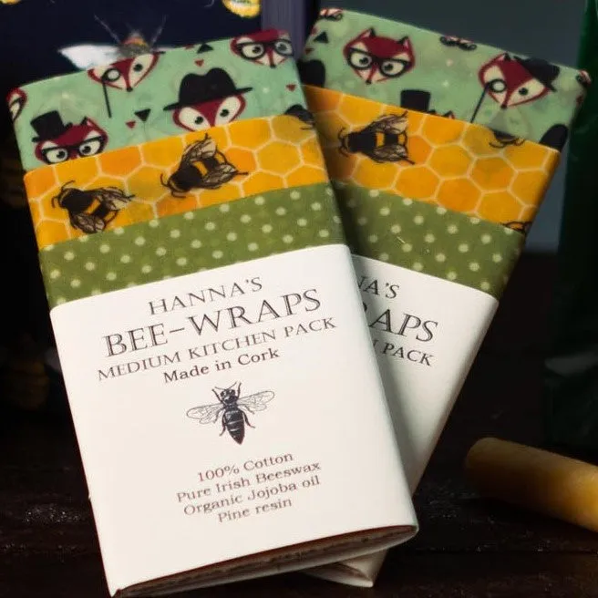 Organic Reusable Honeybee Wax Wraps