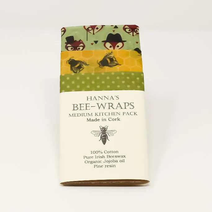 Organic Reusable Honeybee Wax Wraps