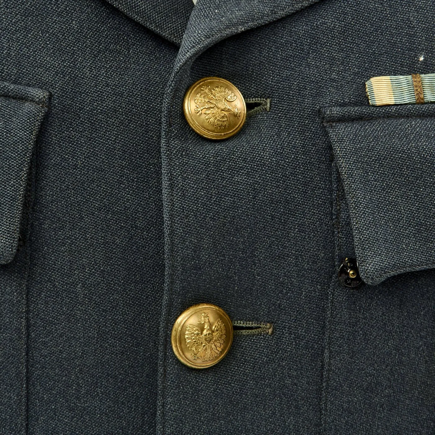 Original WWII Polish Air Forces RAF Flying Officer Uniform