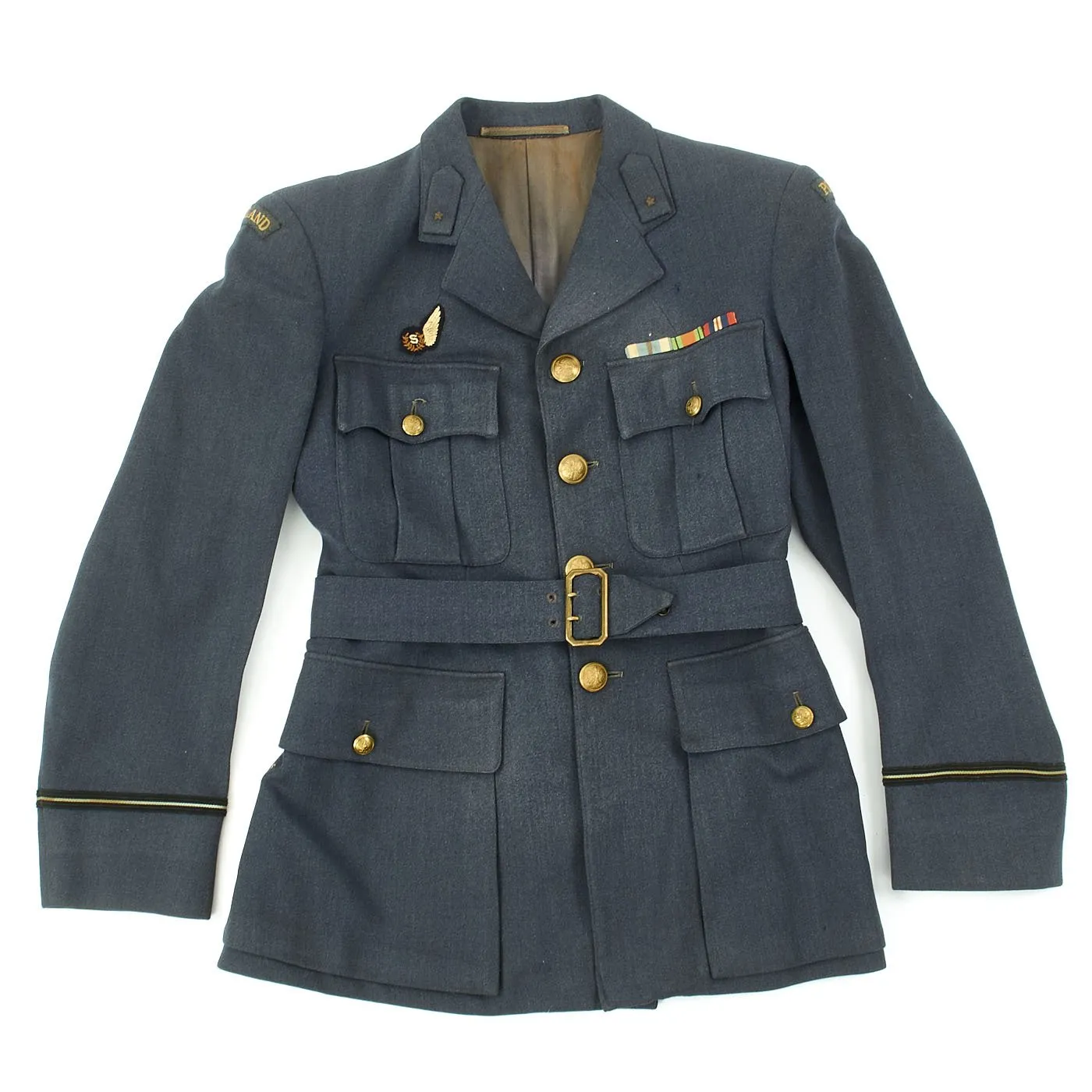 Original WWII Polish Air Forces RAF Flying Officer Uniform