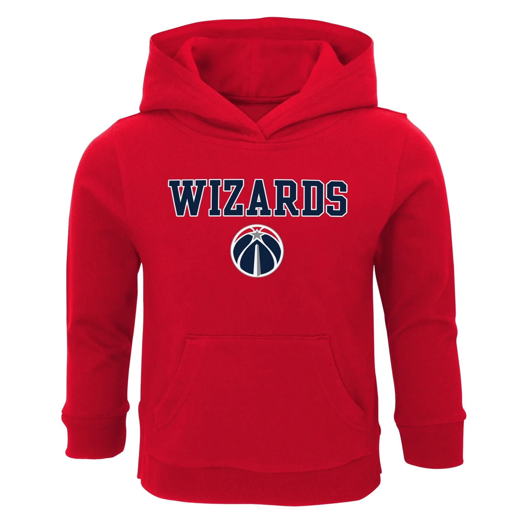 Outerstuff Washington Wizards NBA Toddlers Pullover Fleece Hoodie, Red