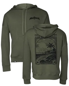 Paradise Pullover Hoodie (Military Green)