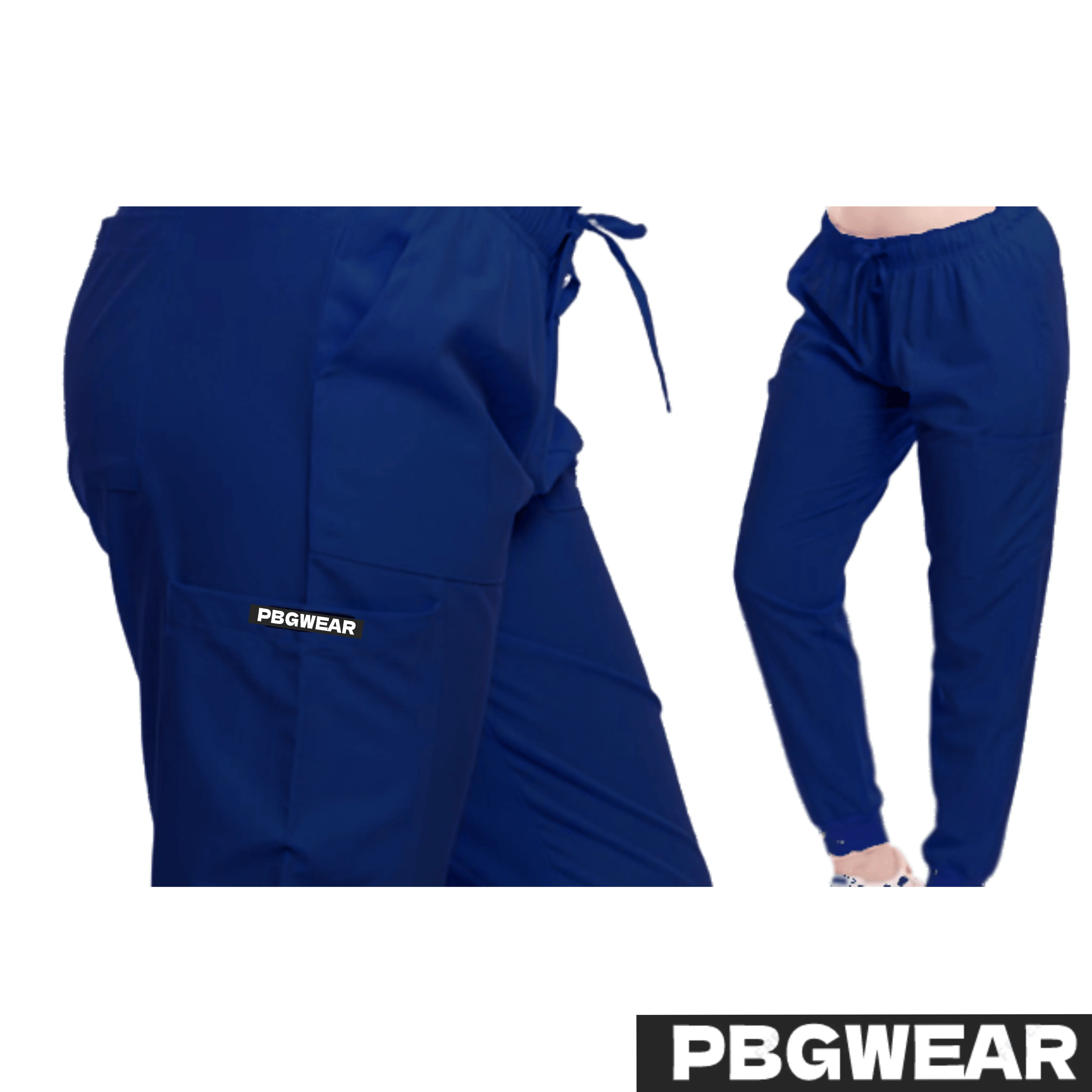 PBG 3 Sets! Pro Nurse Scrubs Shirt and Jogger Pants Sets Assorted