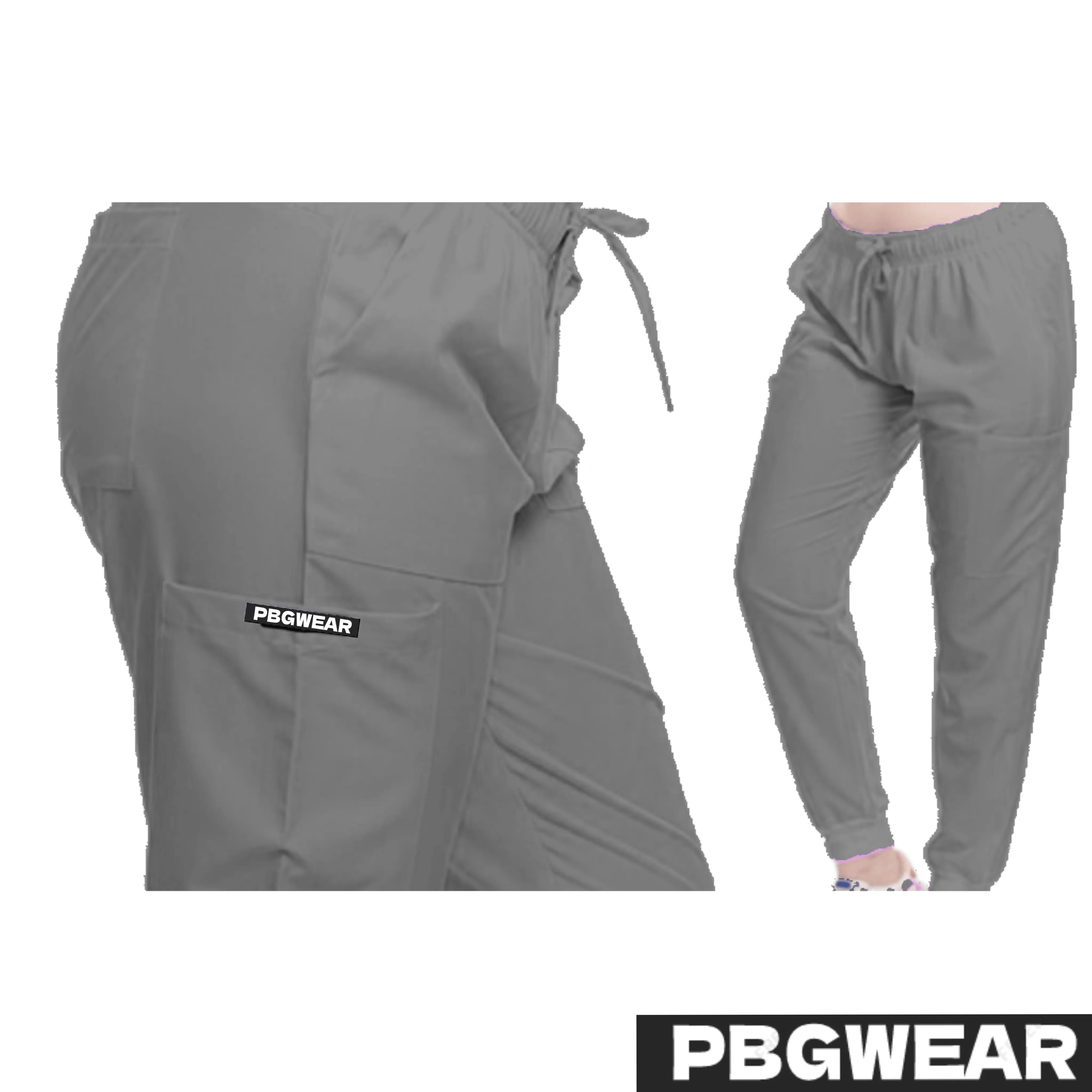 PBG 3 Sets! Pro Nurse Scrubs Shirt and Jogger Pants Sets Assorted