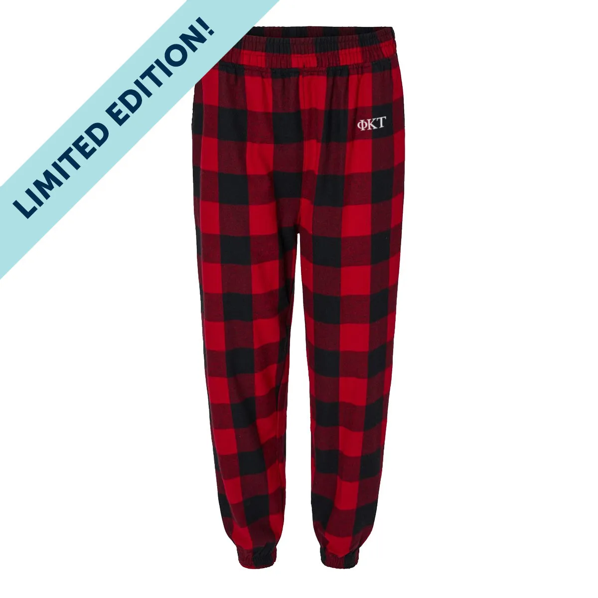 Phi Tau Flannel Joggers