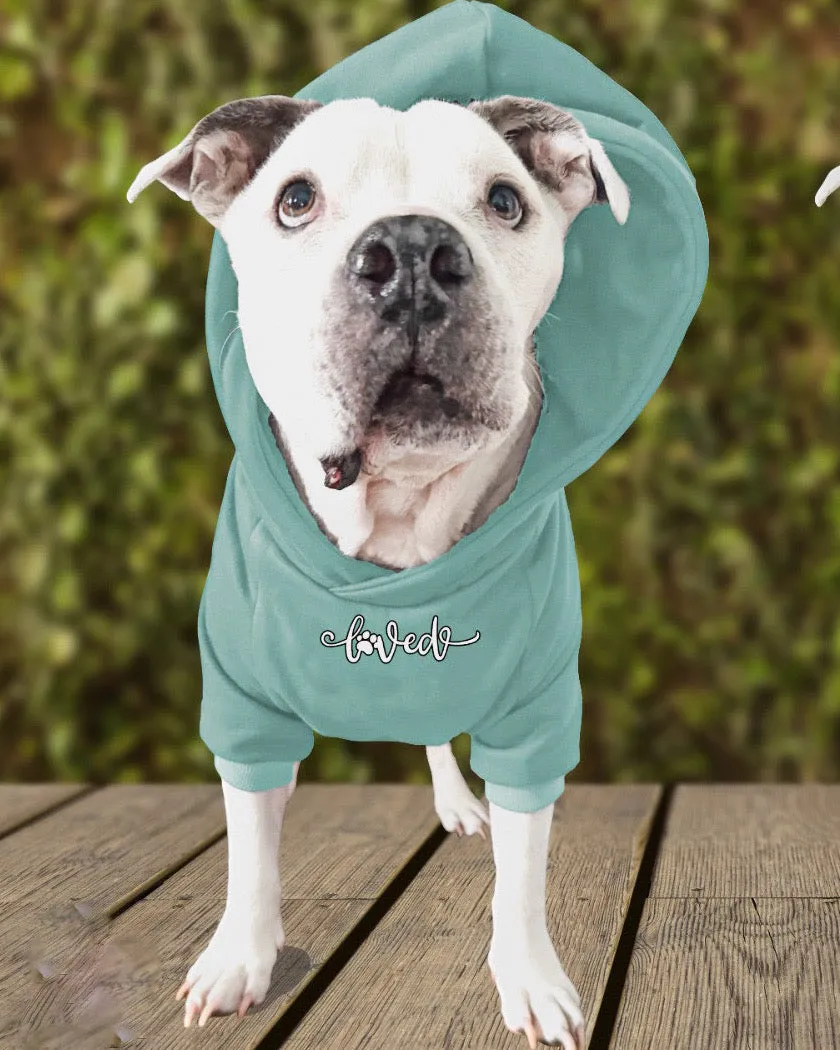 Pitties Are Love Dog Hoodie