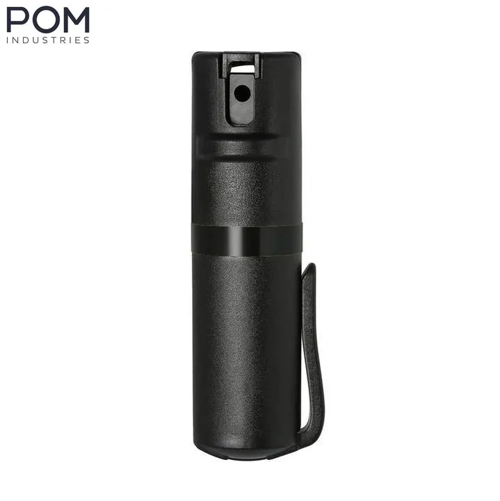 POM Clip Pepper Spray - Black & Black (1.40% MC)