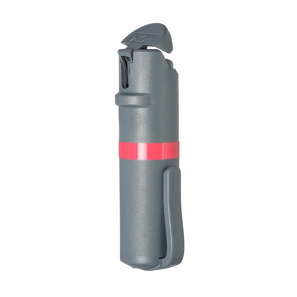 POM Clip Pepper Spray - Grey & Coral (1.40% MC)