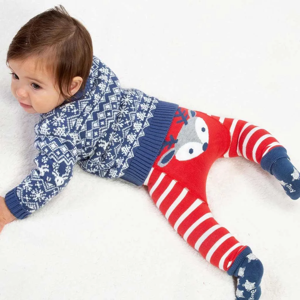 Reindeer Knit Leggings