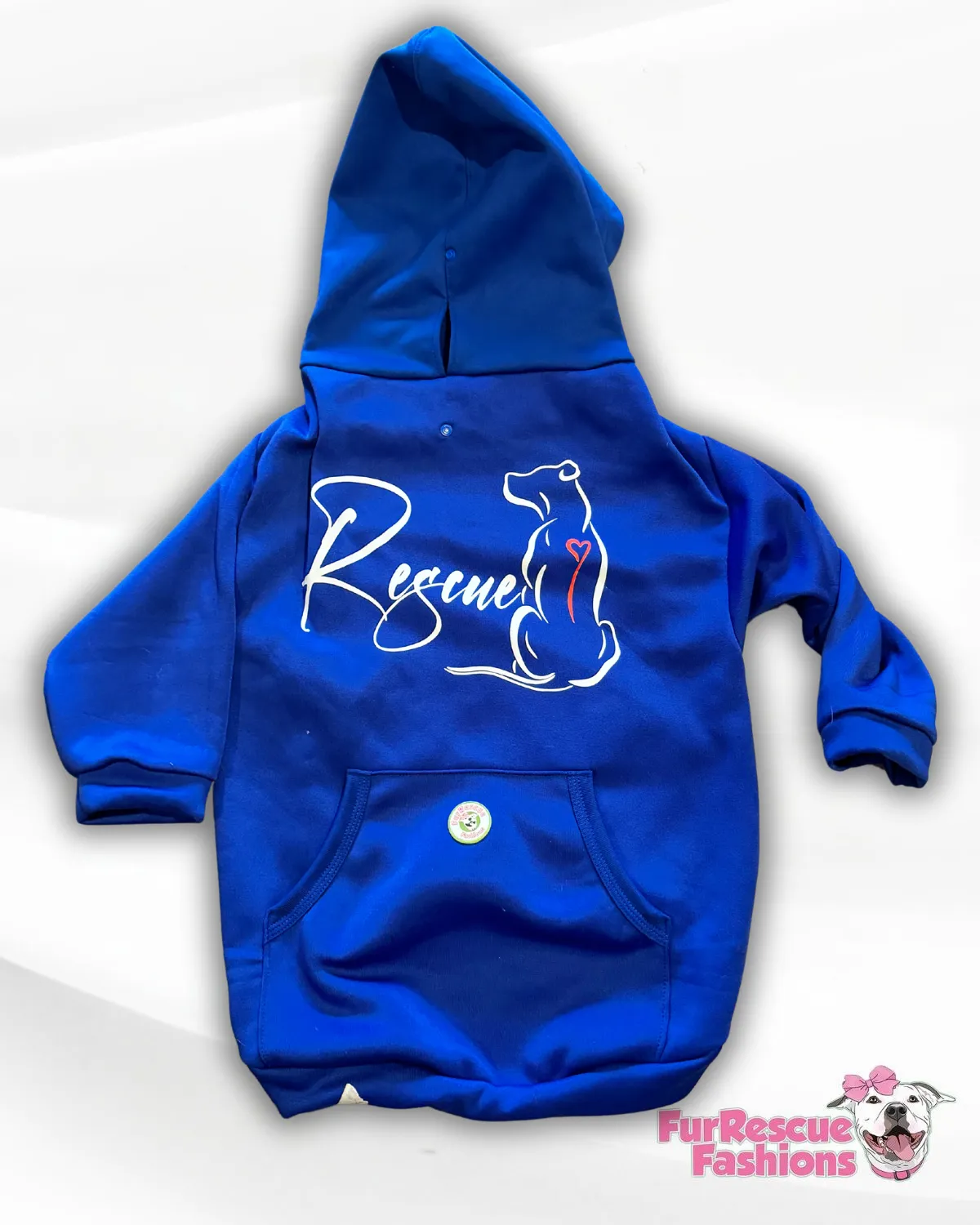 Rescue Dog Hoodie - Barktivist Boutique Design