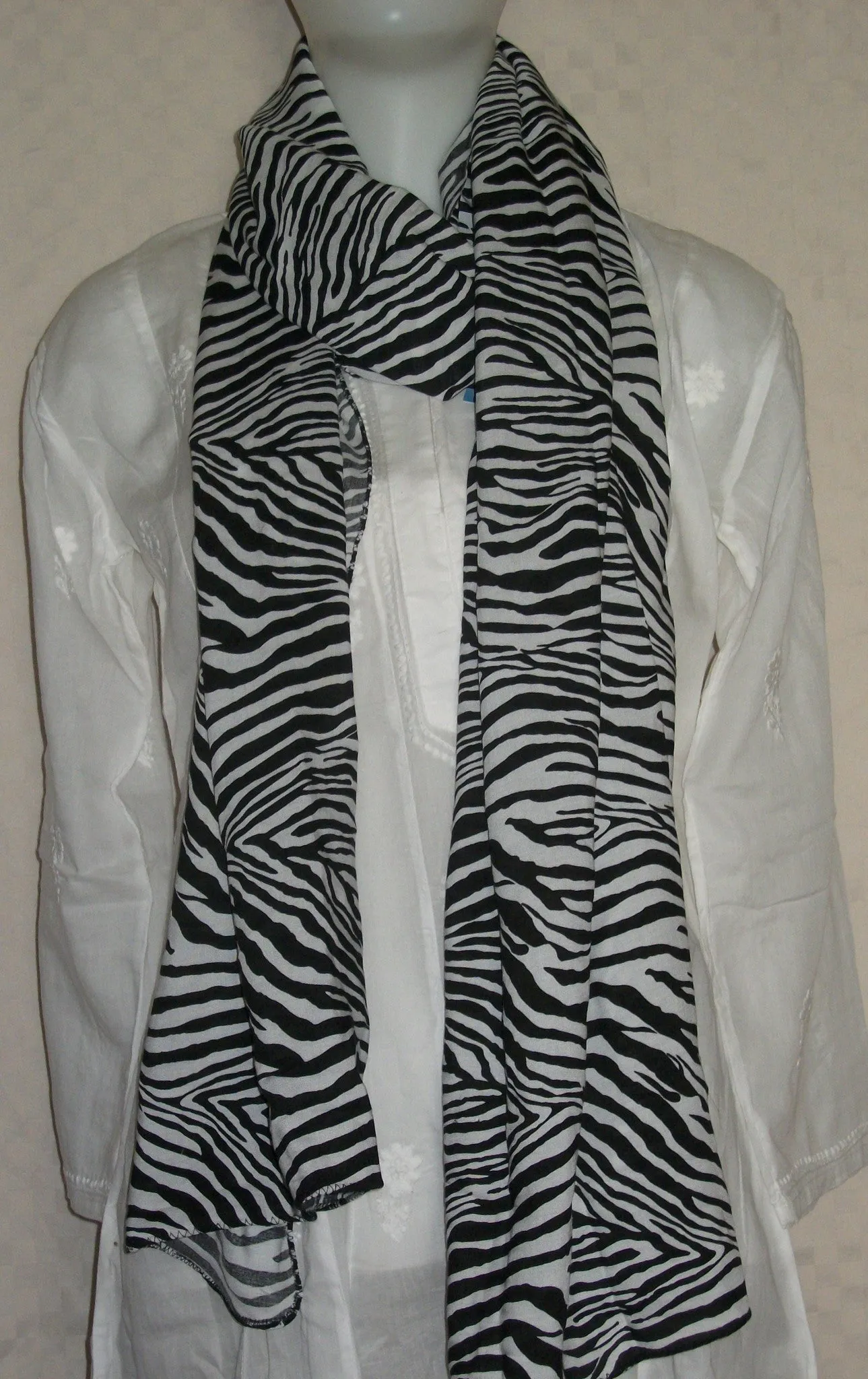 Scarf 2158 Stole Wrap Shawl Zebra