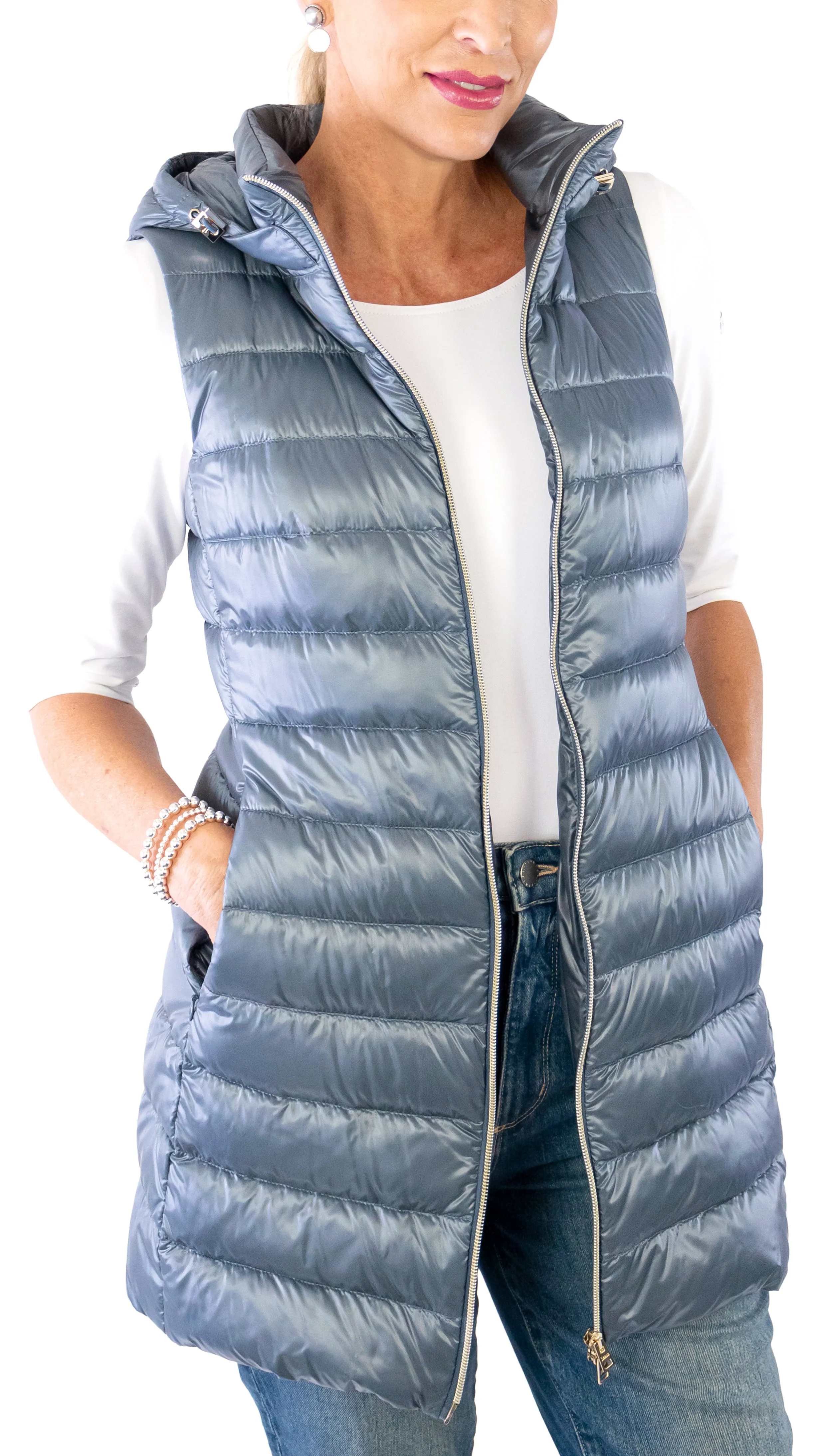 Serena Vest - Azzurro