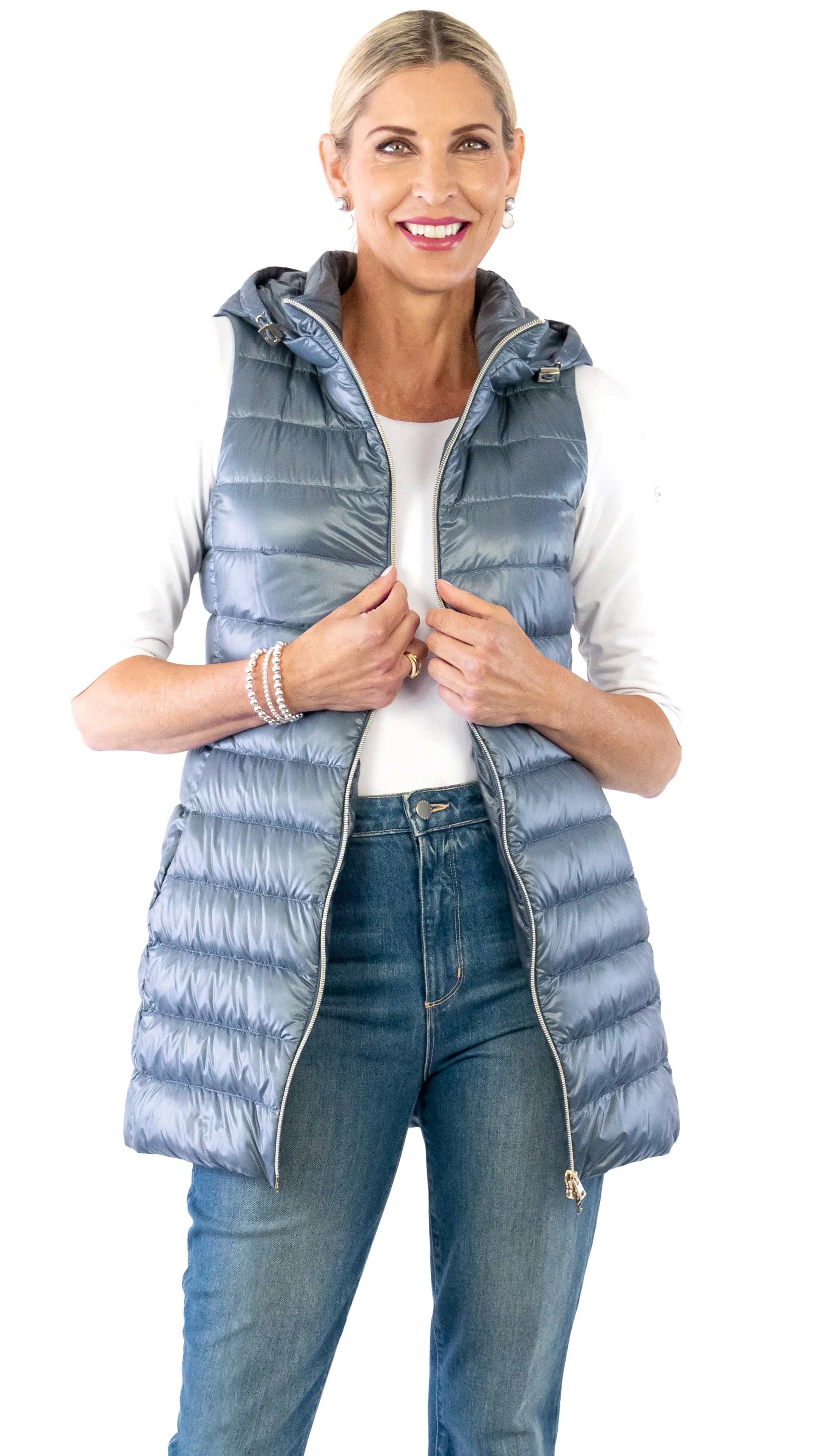 Serena Vest - Azzurro