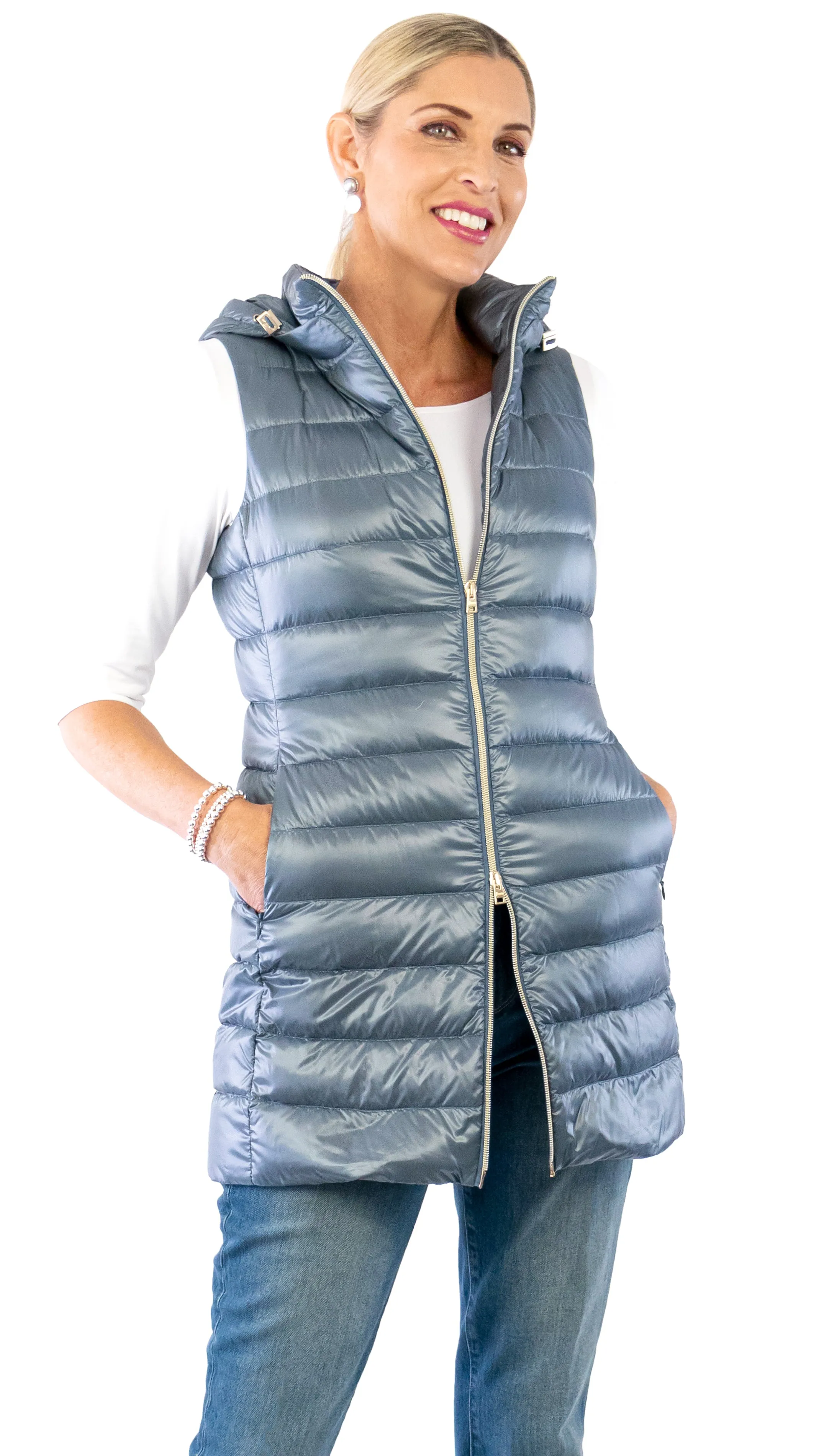 Serena Vest - Azzurro