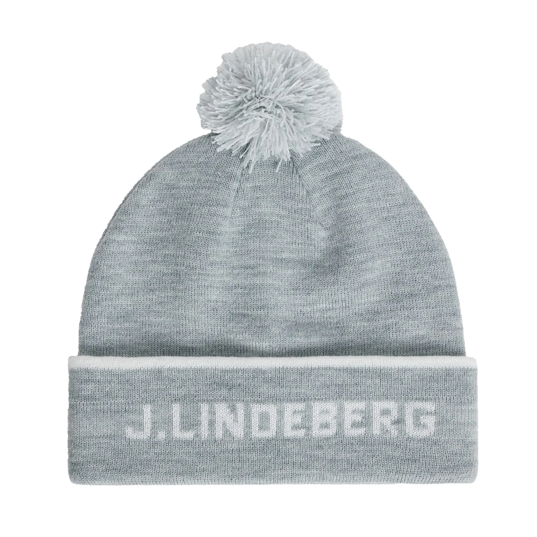 Stripe Beanie Light Grey Melange - AW23