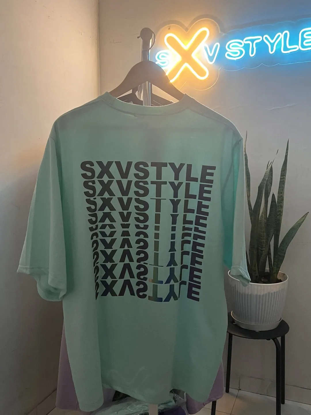 SXV Reflective Rainbow Oversized T-Shirt