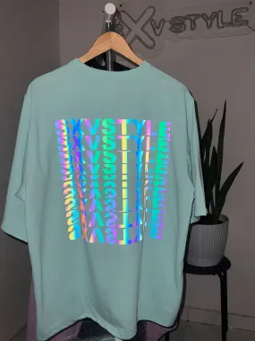 SXV Reflective Rainbow Oversized T-Shirt