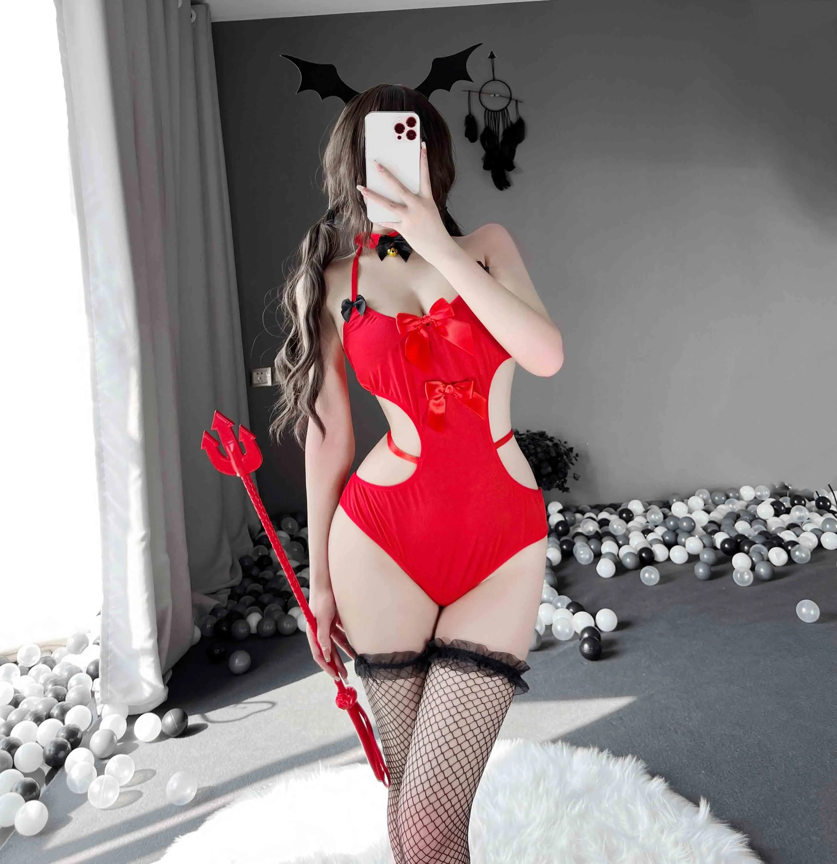 T-2495 Sexy naughty little devil jumpsuit