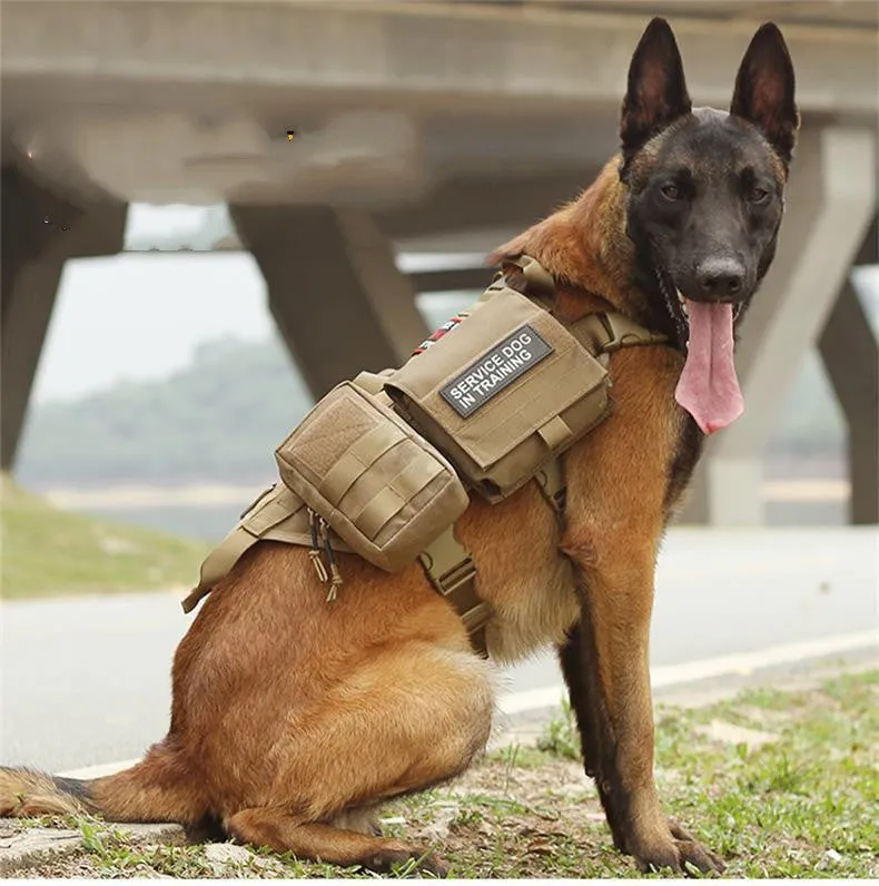 Tactical Dog Harness | Adjustable Military Dog Vest