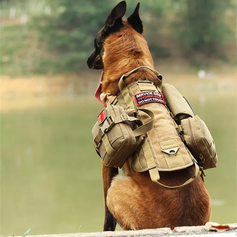 Tactical Dog Harness | Adjustable Military Dog Vest