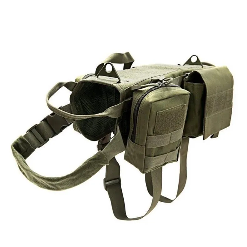 Tactical Dog Harness | Adjustable Military Dog Vest