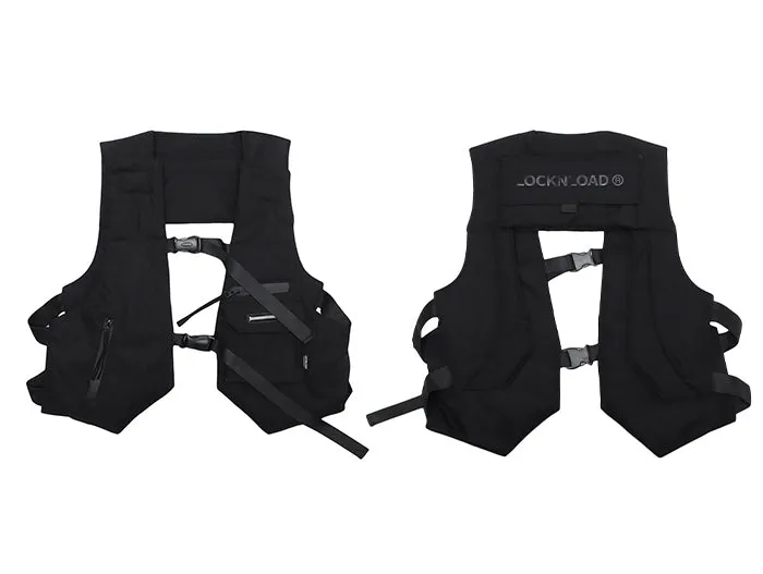 Techwear LOCKNLOAD Black Vest