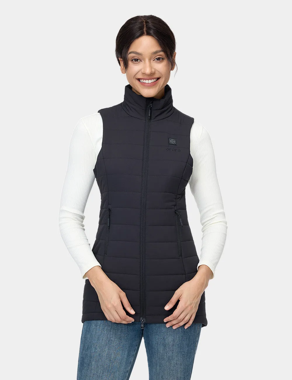 Tribeca Women's Heated Long Puffer Vest