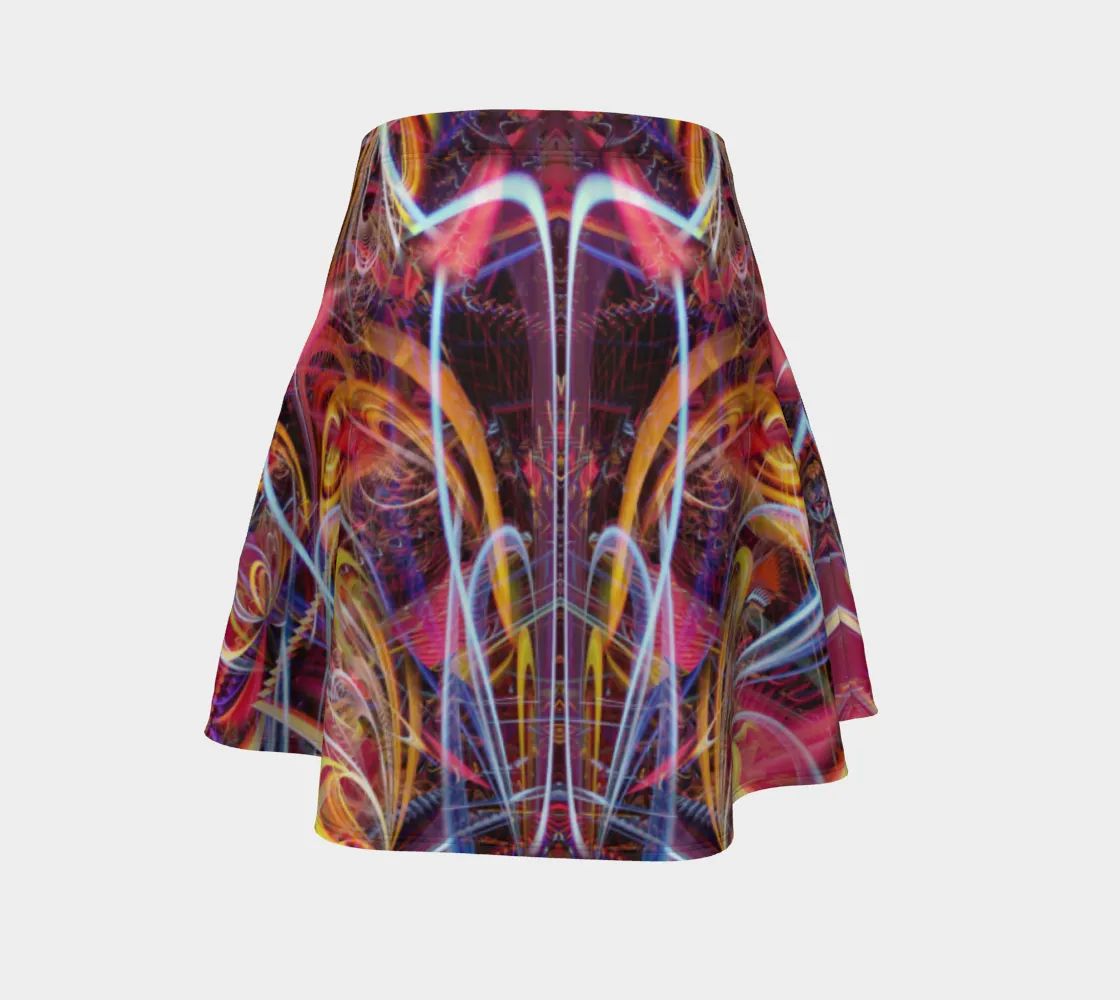 TRIPPING THE LIGHT FANTASTIC FLARE SKIRT