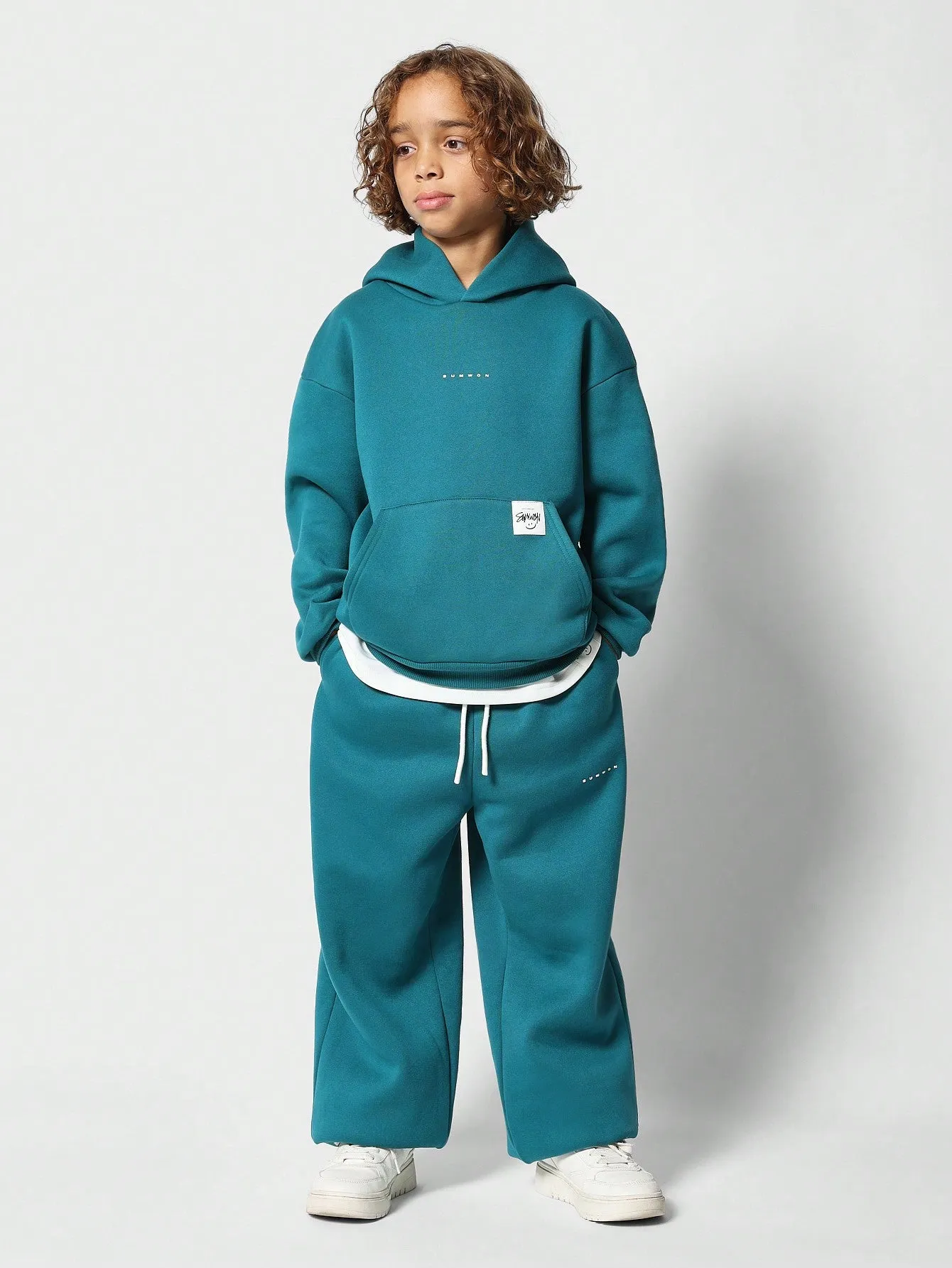 Tween Boys Overhead Hoodie And Joggers 2 Piece Set