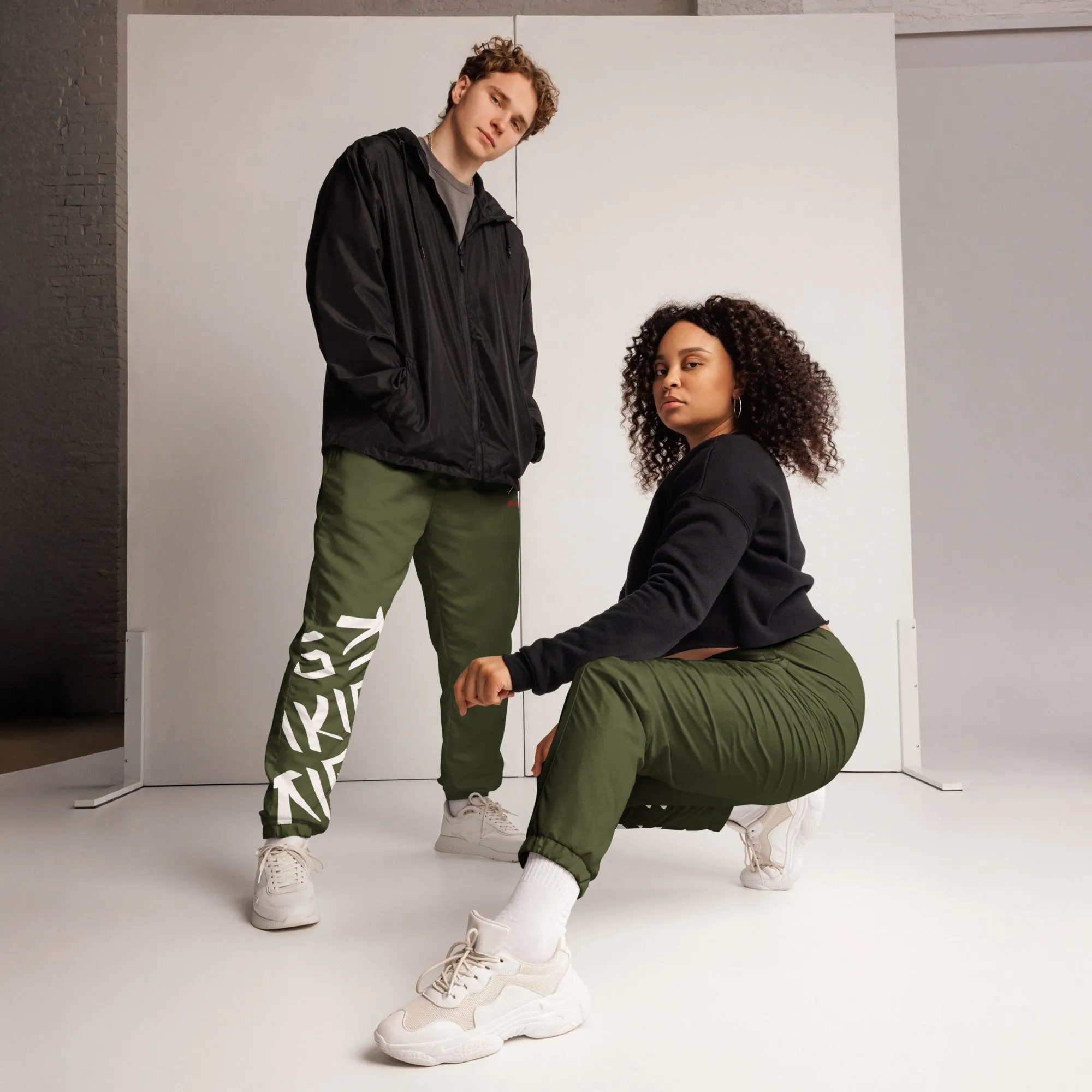 Unisex Track Pants - Ikigai 生きがい Design by Los Gusanos | Essential Athletic & Casual Pants for Men & Women