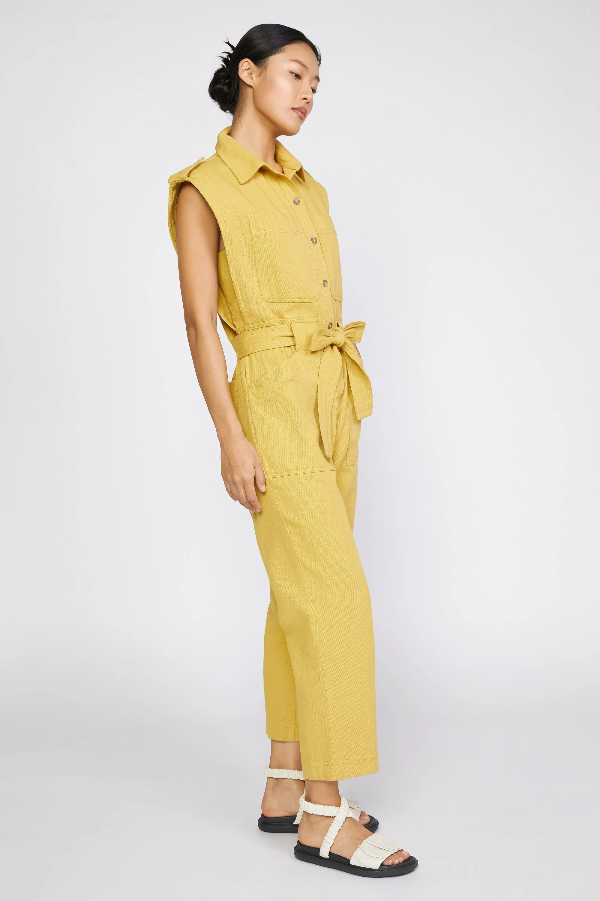 Utility Buttondown Jumpsuit