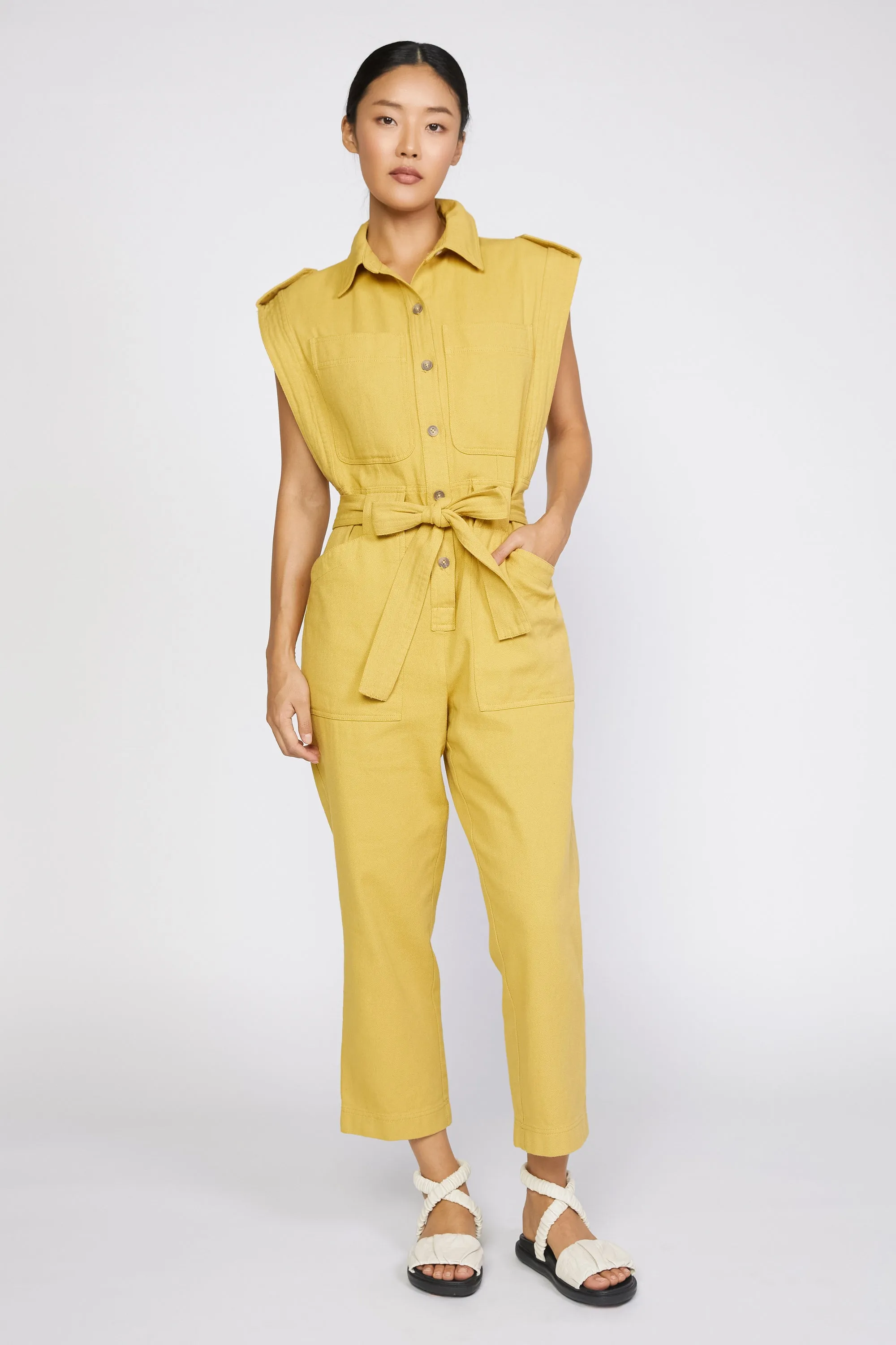 Utility Buttondown Jumpsuit