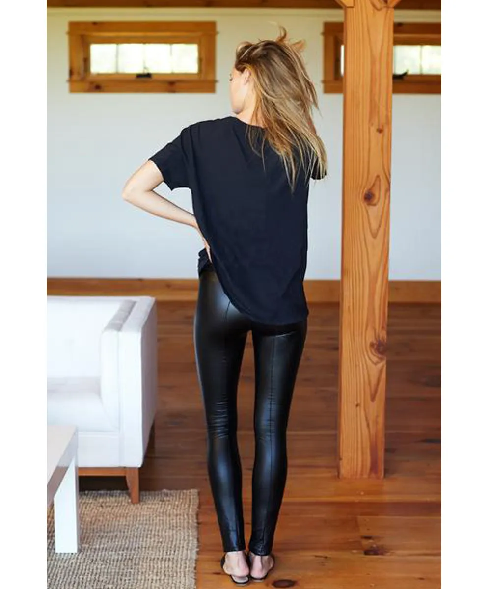 Vegan Leather Leggings