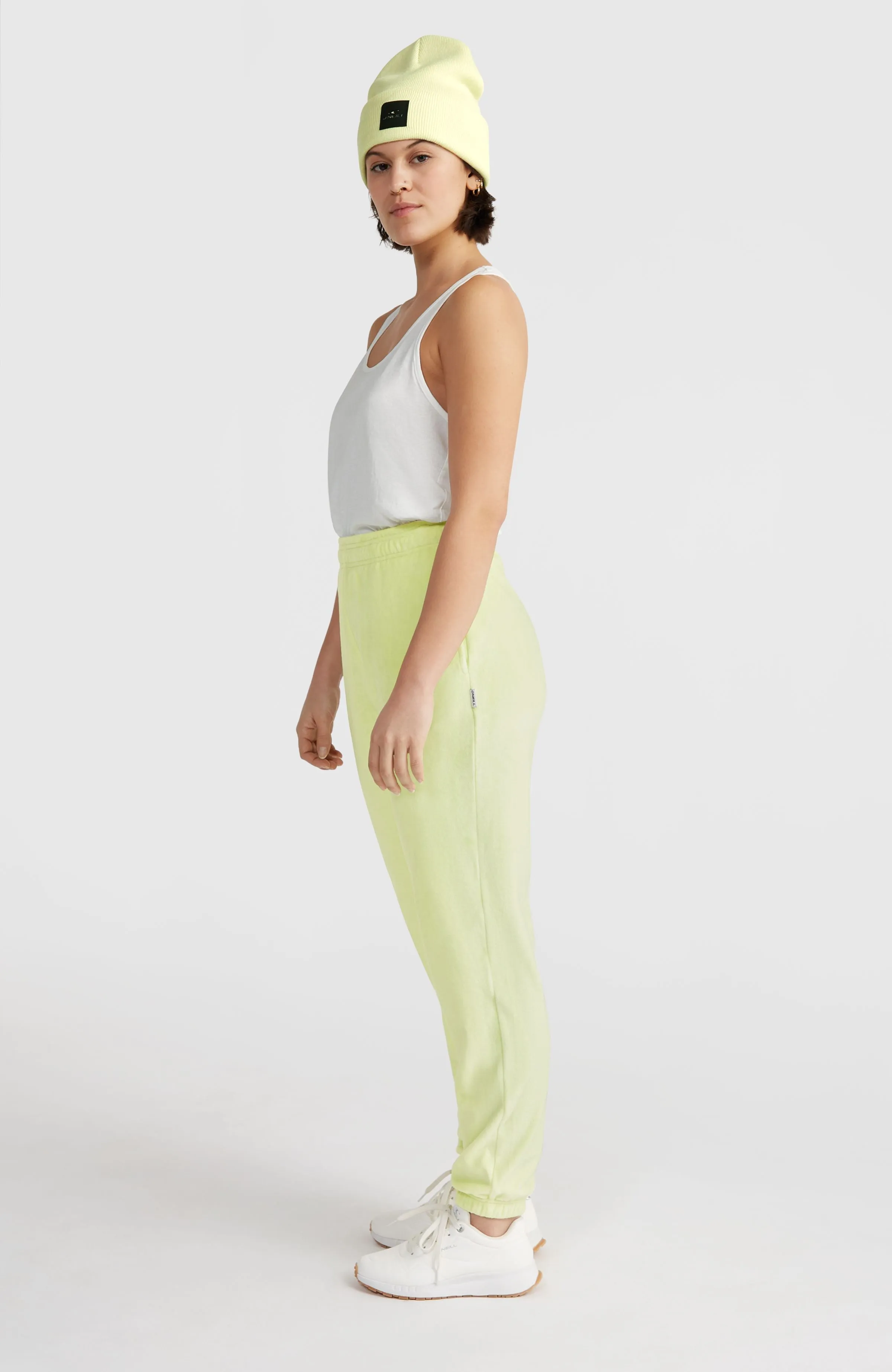 Velour Sweatpants | Lime Wash