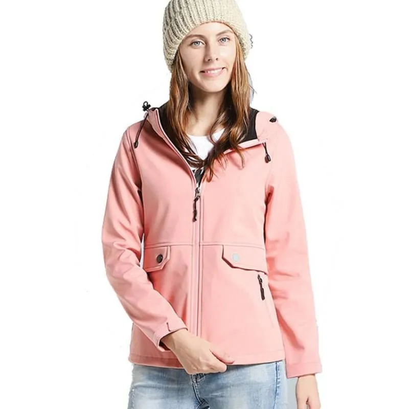 Women's Color Burst Hooded Windbreaker