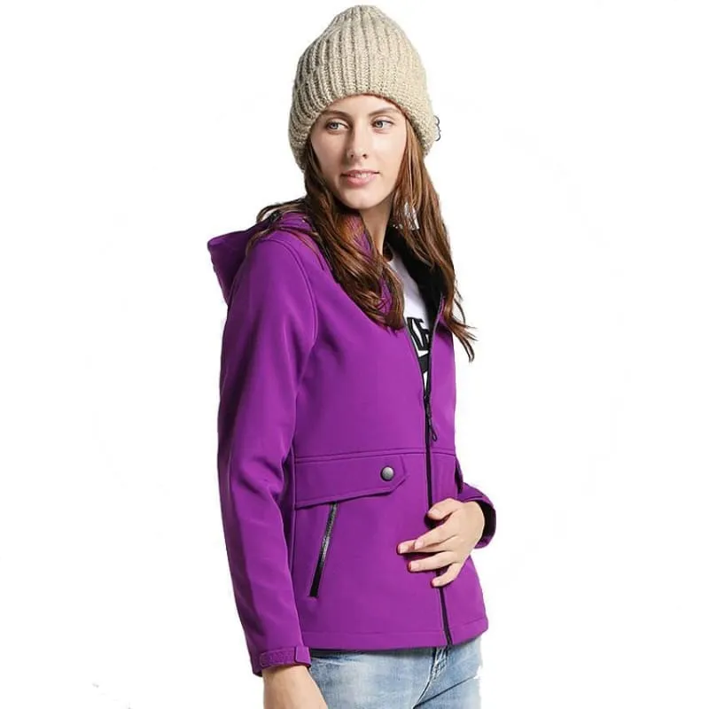 Women's Color Burst Hooded Windbreaker